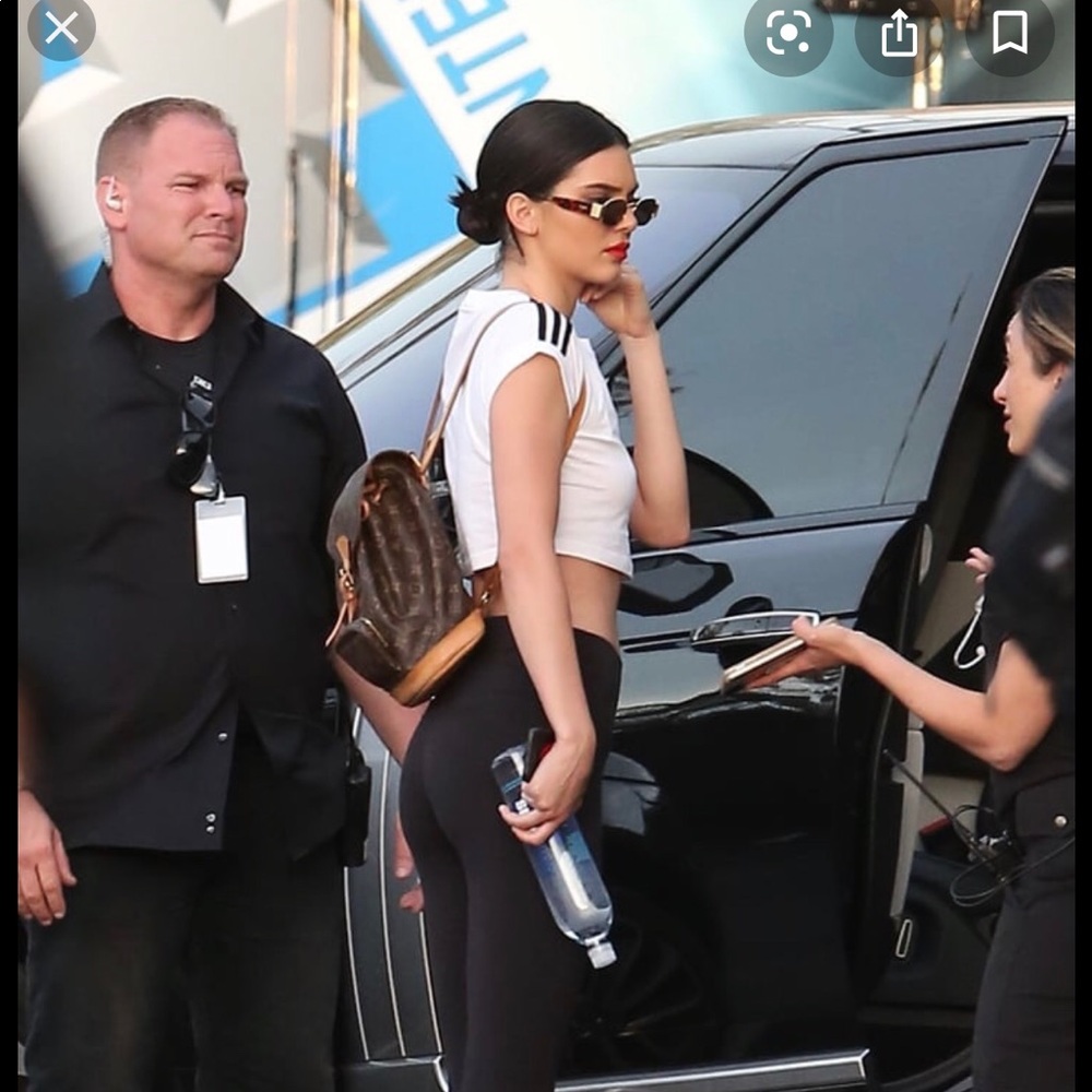 Auth Louis Vuitton Montsouris Backpack PM